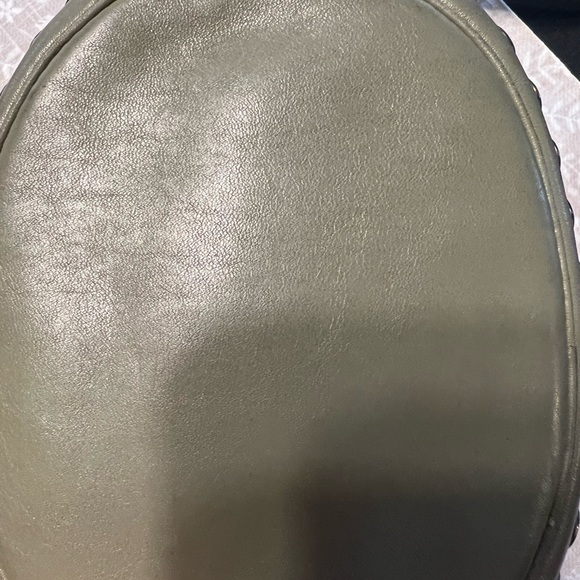 Coach Olive/sage grommet glove leather bucket bag - Picture 7 of 8